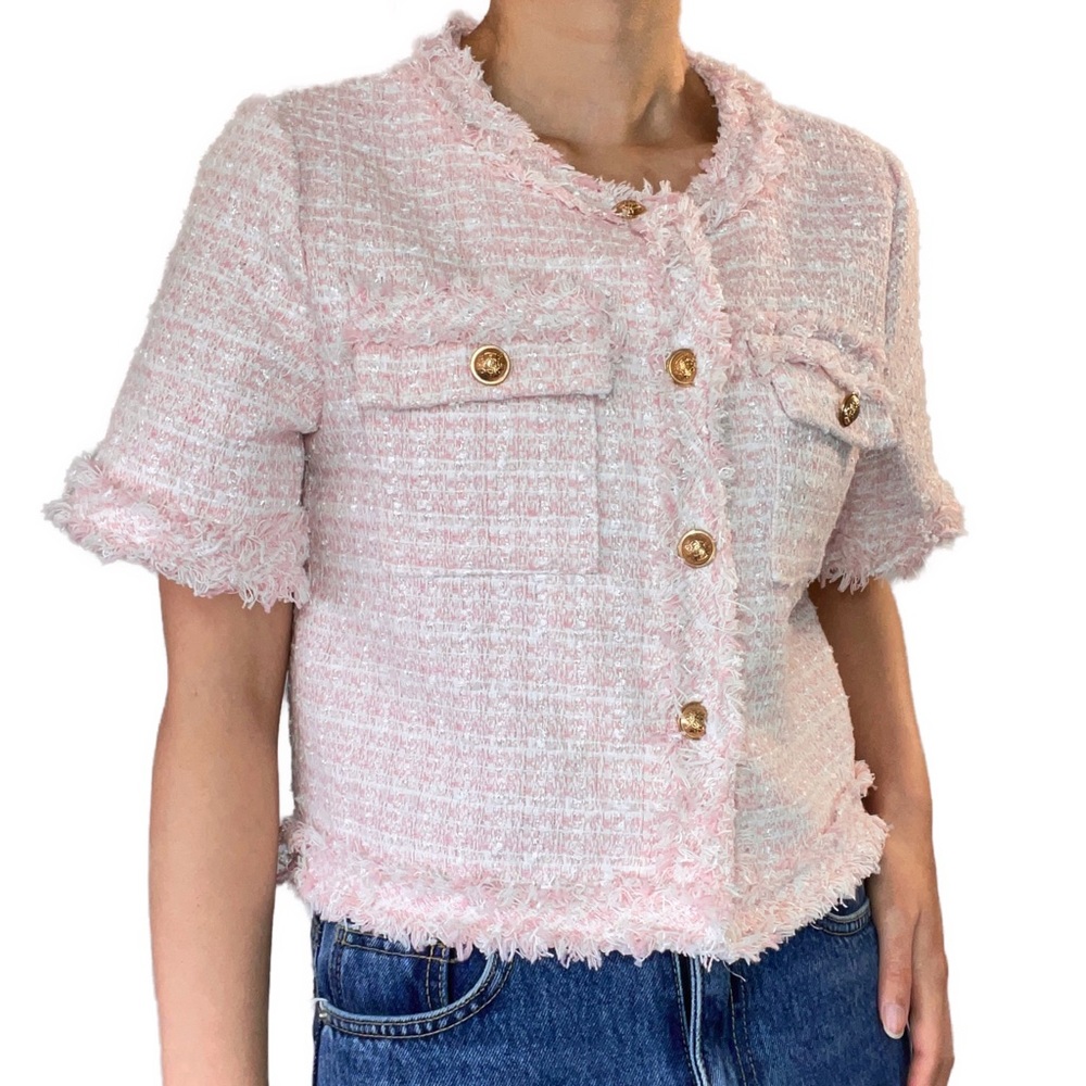 Pink Tweed Jacket